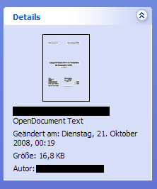 Dateivorschau von OpenOffice