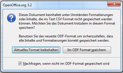 Fehlermeldung