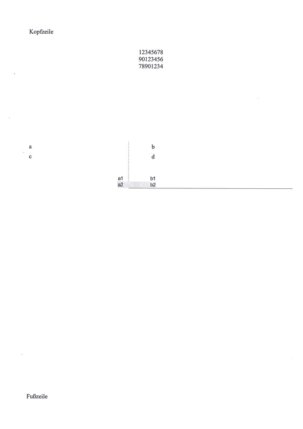 hier der Ausdruck aus LibreOffice auf einem UTAX CD 1435