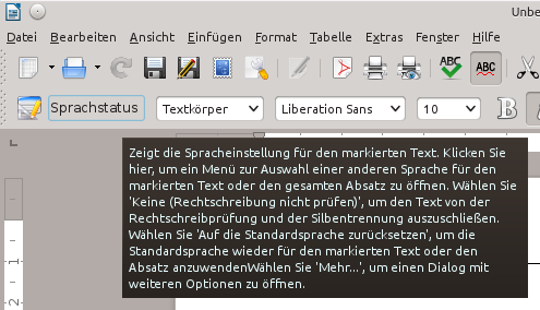 LibreOffice Version: 4.2.7.2 Build-ID: 420m0(Build:2) unter Kubuntu Linux 14.04