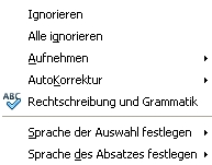 mit Benutzerwörterbuch