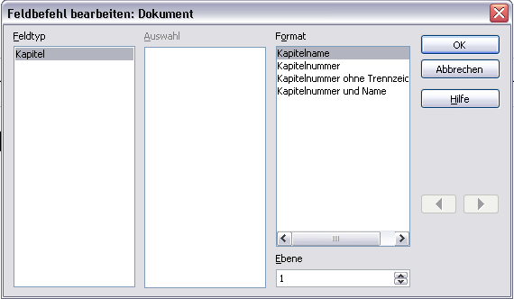 Feldbefehl - Kapitel