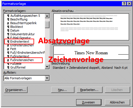 Vorlagen in MS Word 2000.gif