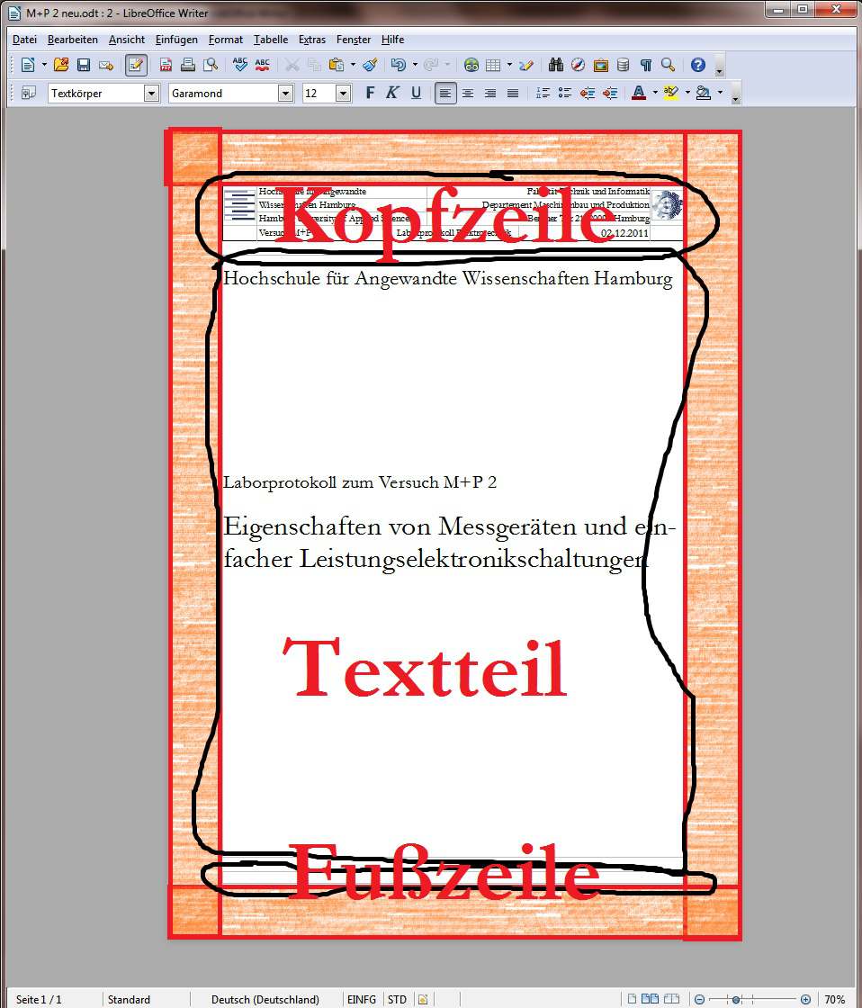 Wie Seitenränder verbergen?